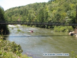 Suspension Bridge Ocoee River Tennessee