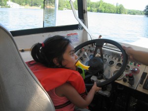 Kids Steer the Duck