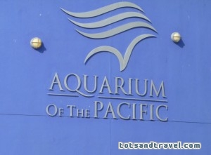 Aquarium of the Pacific Sign Long Beach
