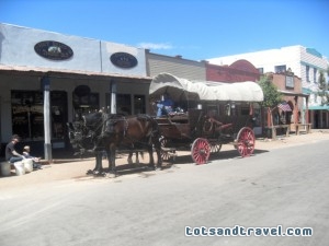 Tombstone Stagecoaches in the Streets