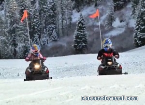 Squaw Valley snowmobiling
